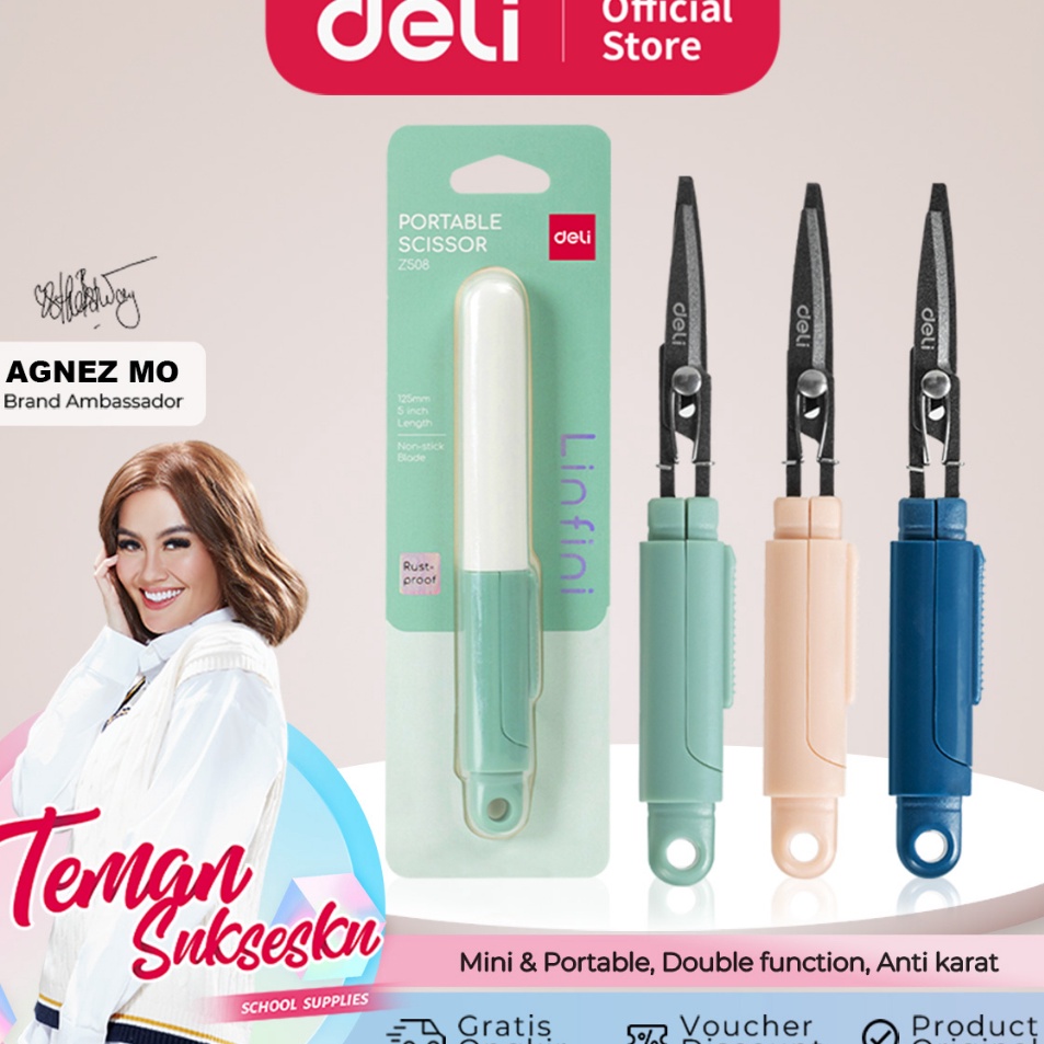 

Ready Deli Gunting Portable Portable Scissor Dual Fungsi EZ58