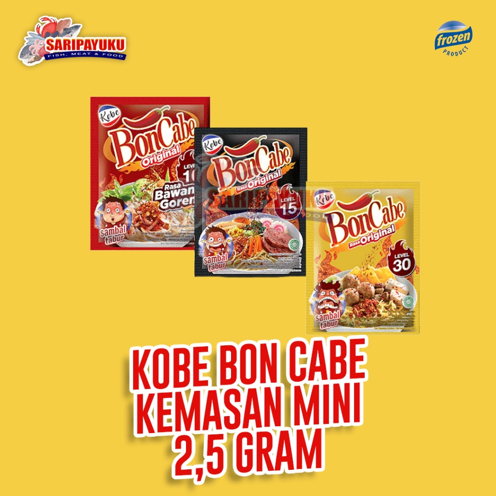 

Boncabe Kobe SACHET 2,5 & 4,5 GRAM level 10 15 30