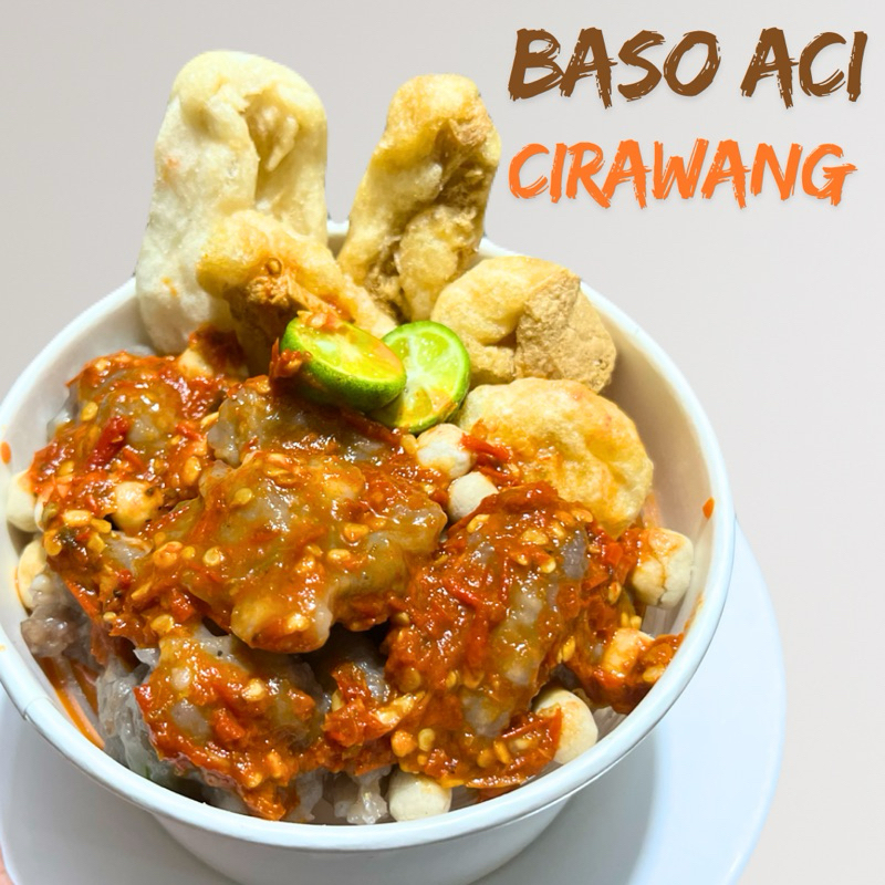 

BAKSO ACI CIRAWANG TETELAN SAPI + JANDO LENGKAP DENGAN TOPPING CUANKI