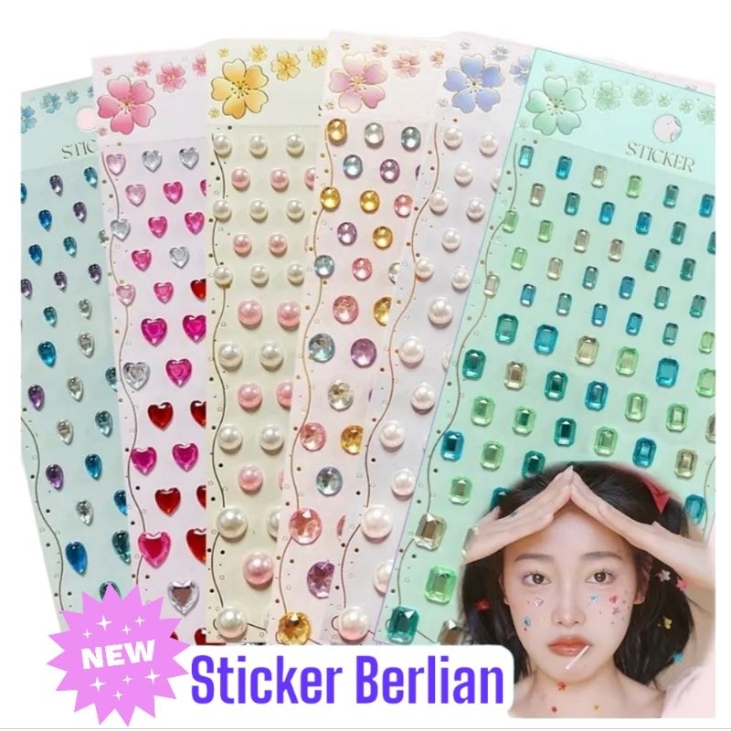 

[ST 09] Sticker Stiker Berlian Diamond Akrilik DIY Craft Jurnal Kerajinan Anak
