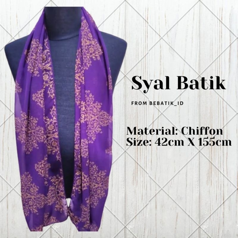 Batik Scarf Batik Syal Accessories Batik