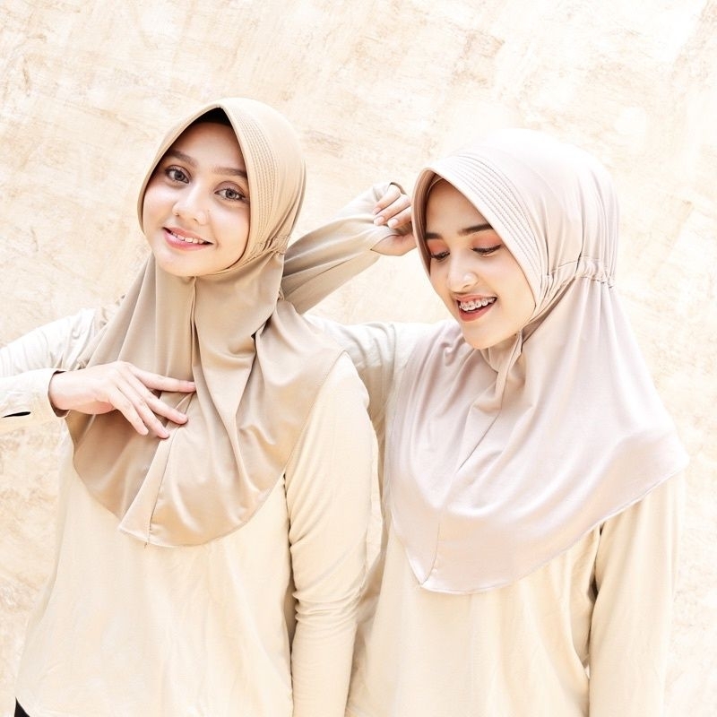 Harbil Hijab Bergo Cerut Bahan Jersey