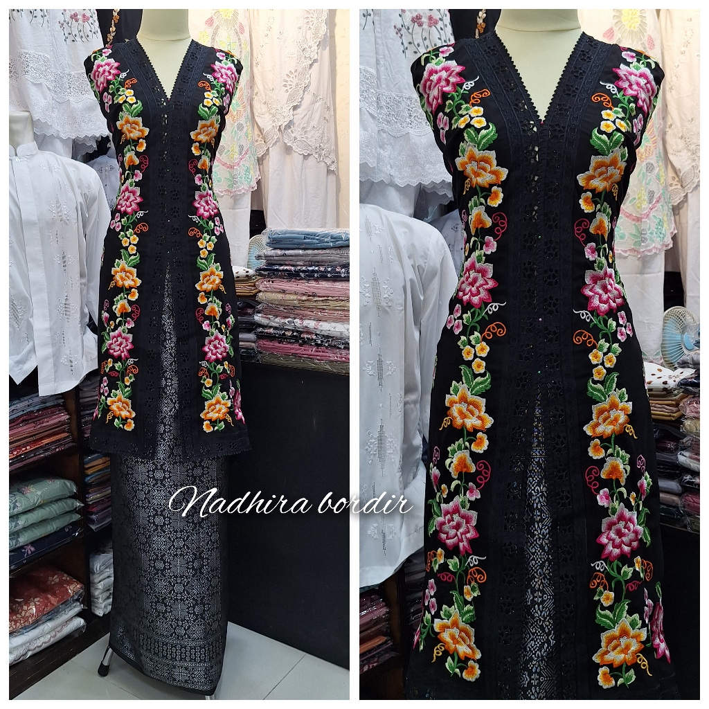 Bahan kebaya Bordir Suji Khas BUkittinggi