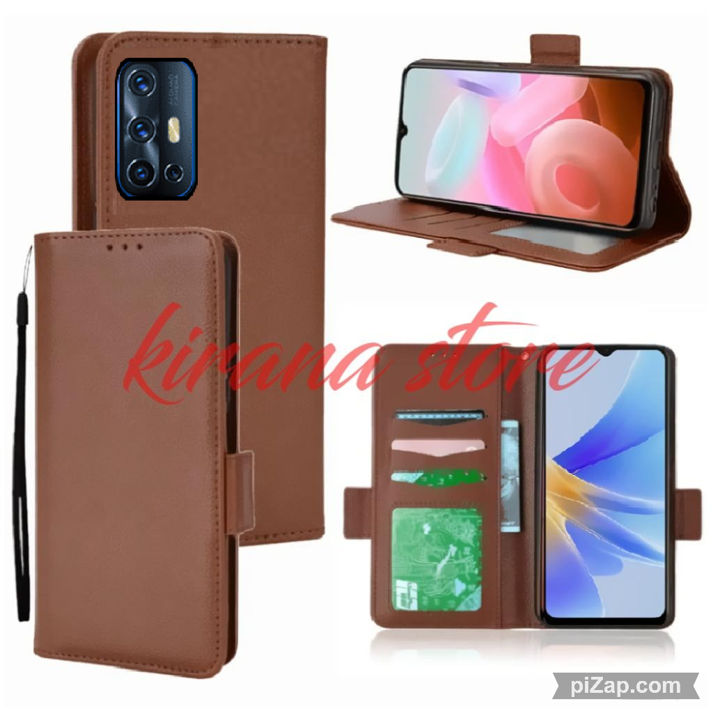 Case Dompet Hp Vivo V19 Flip Case Flip Dompet Casing HP Flip Kulit Case Wallet Leather Cover