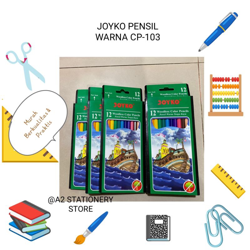 

Joyko Pensil 12 Warna Panjang CP-103 Alat Mewarnai Perlengkapan Sekolah ~ Murah Meriah Hemat