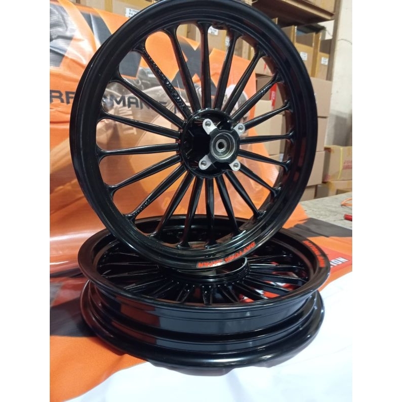 PELEG VELG YAMAHA XEON 185/215-14 DAYTONA ORIGINAL hitam