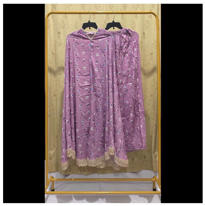 mukena Humaira motif rayon