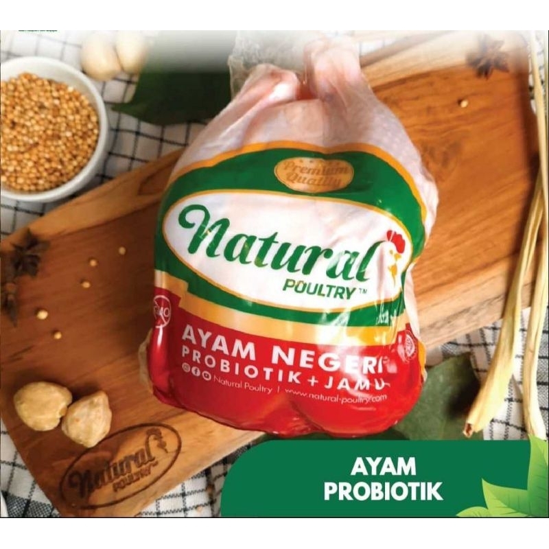

AYAM NEGERI 800-900GR - AYAM PROBIOTIC - ORGANIK - NATURAL POULTRY MEDAN