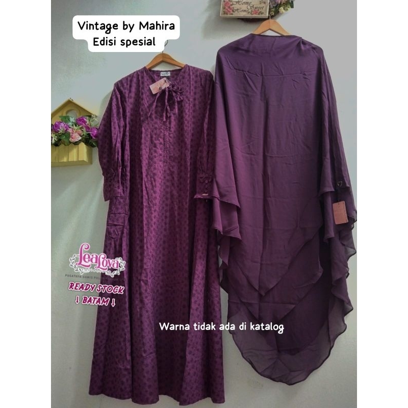 Gamis Vintage by Mahira, Gamis Mahira, Gamis Mewah, Gamis Vintage. Mahira Lova.