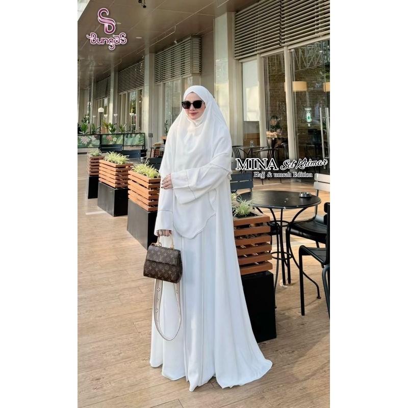 Gamis Syari Terbaru Fatimah Set Khimar Series by Bungas / Gamis Cantik / Gamis Syari Kekinian
