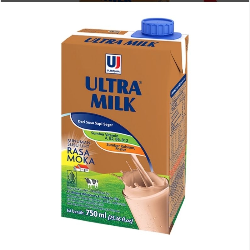 

Ultra Milk Susu UHT Moka 750ml