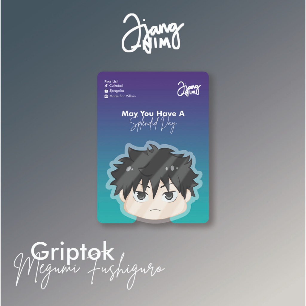 Griptok Popsocket Megumi Fushiguro Jujutsu Kaisen