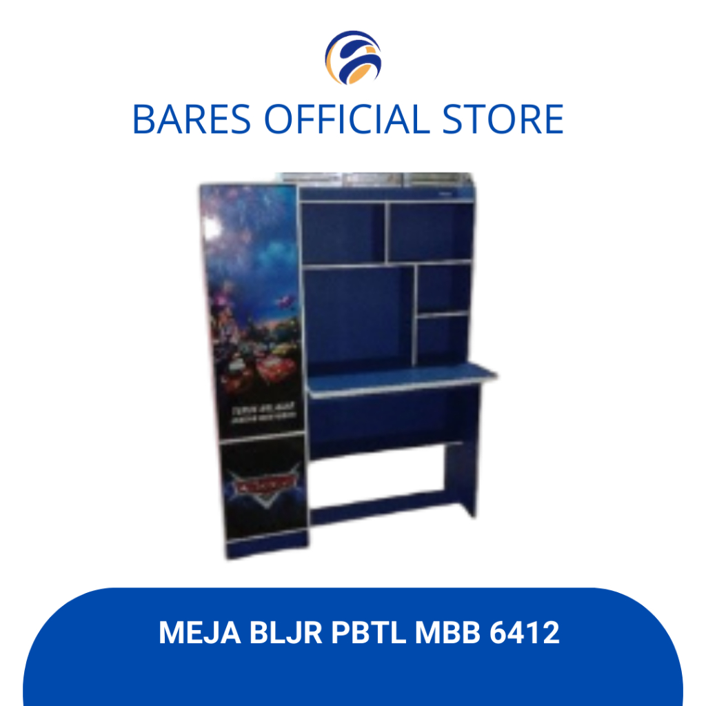 Meja Belajar Anak Motif MBB 6412 Biru Olympic