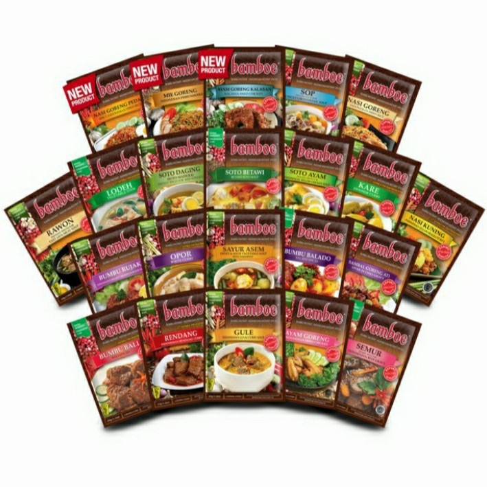 

Bumbu Dapur Bamboe all varinat | Bamboe bumbu dapur racik instan | Bumbu Bamboe All Variant