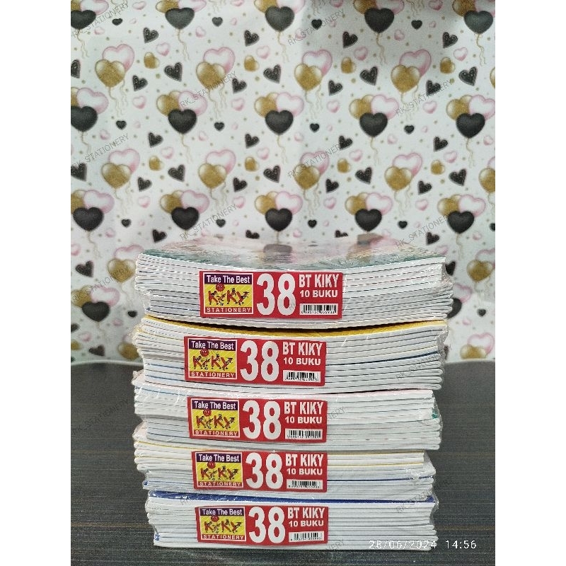 

BH01 Buku Tulis Kecil KIKY 38 Lembar / Pack Isi 10 pcs
