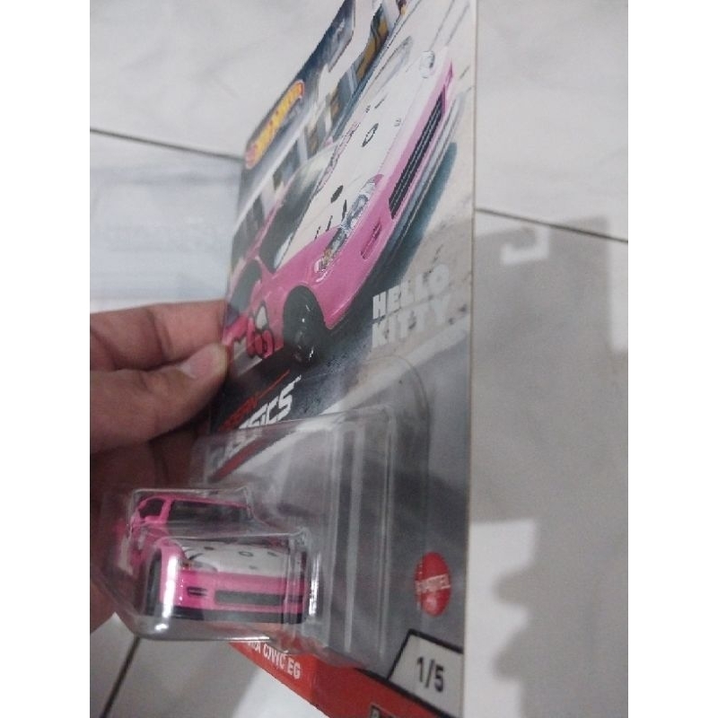 hotwheels honda civic eg hello kitty