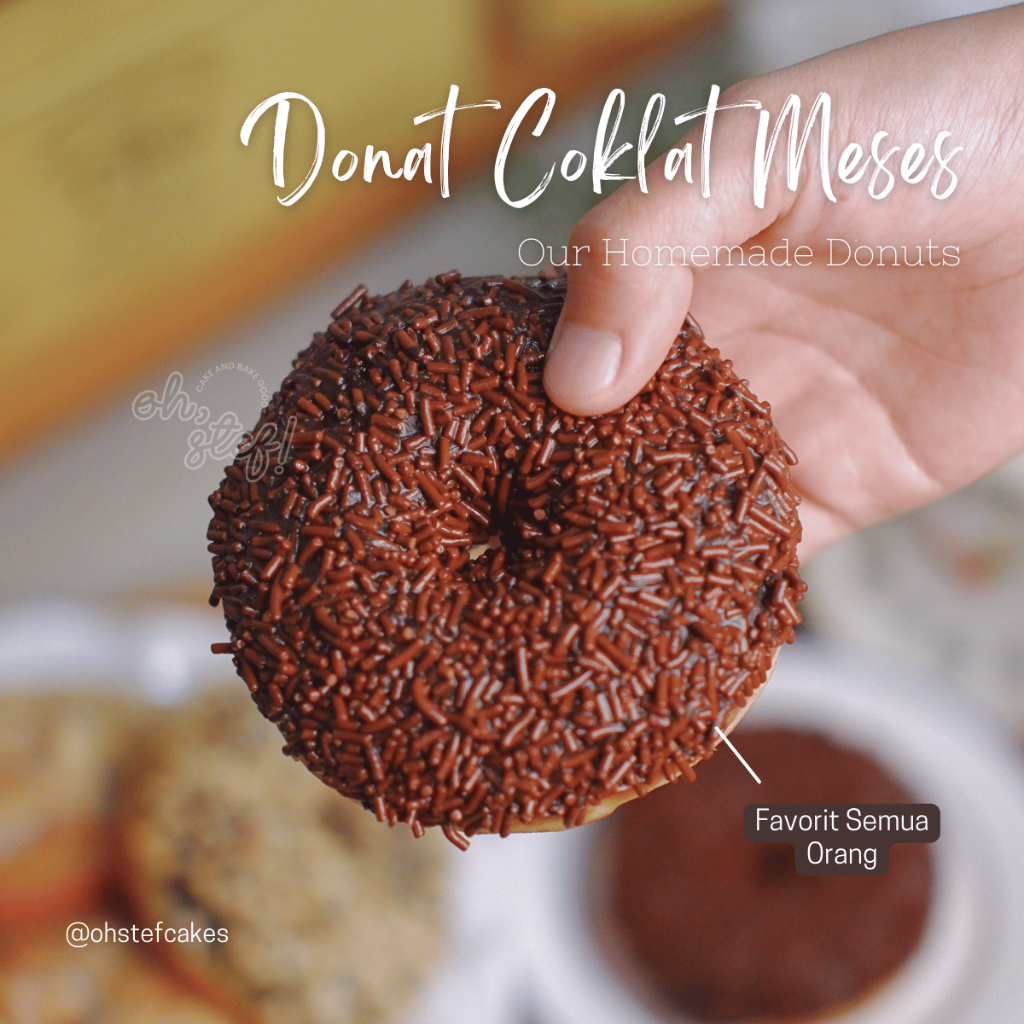 

Donat Empuk - Meses, Keju, Kacang, Almond, Martabak, Gulus | OHSTEFCAKES