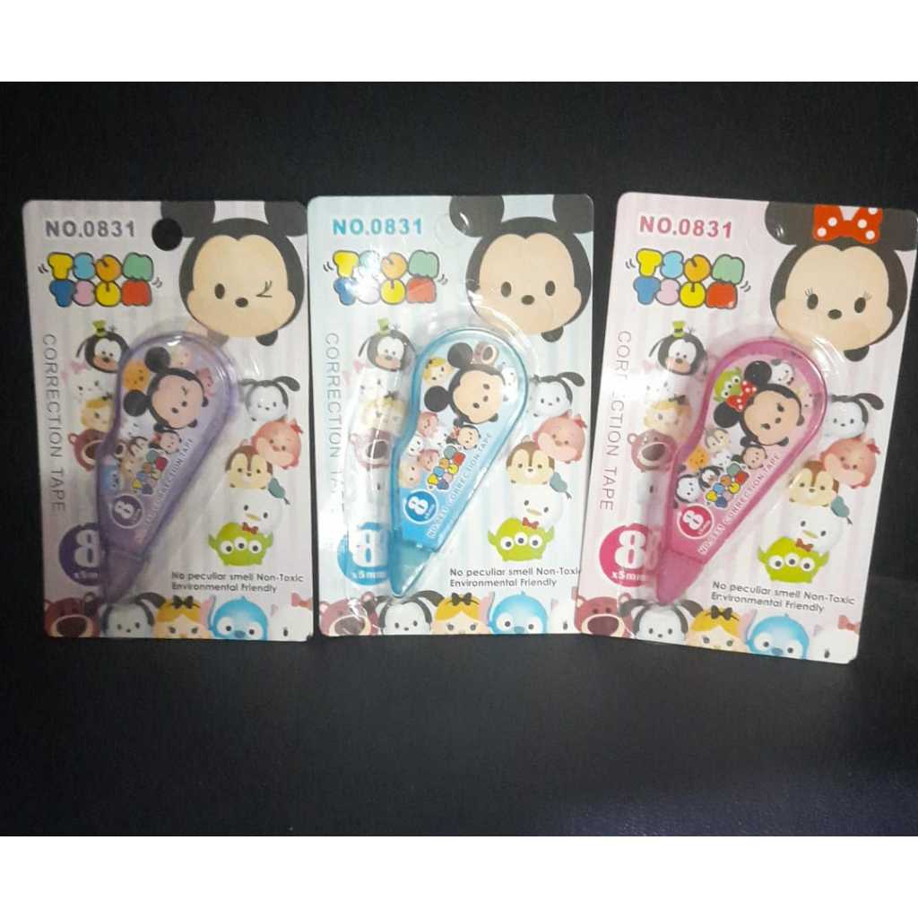 Correction Tape / Tip-x Kertas 8m motif Tsum-tsum