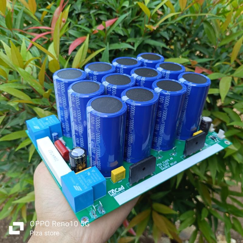 PSU CLASS AB ISI 12 ELCO DOUBLE LAYER + SOFTSTART + NCH AUDIO 10000UF 100V kit psu class AB 12 elco