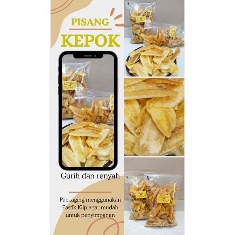 

Keripik Pisang Kepok//GURIH DAN RENYAH