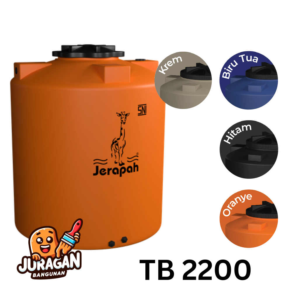 Tangki Air JERAPAH TB 2200 - 2200 Liter | Toren Air | Tandon Air 2200L