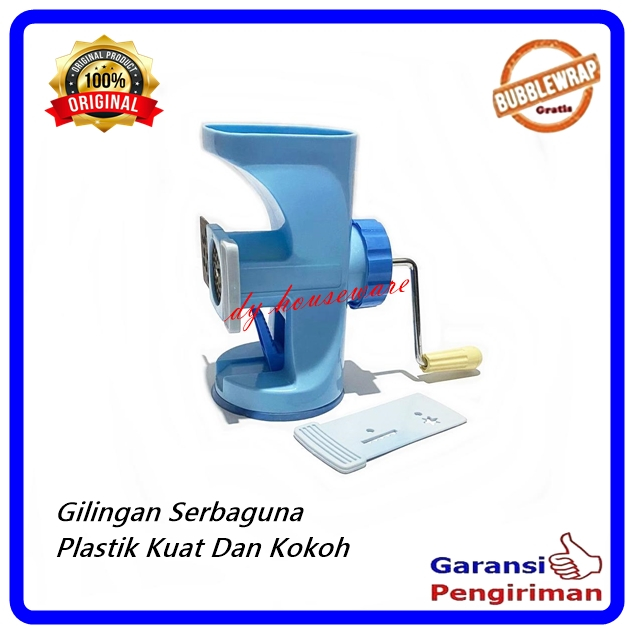 Gilingan Daging Gilingan Sayur Buah Serbaguna Manual Plastik Meet Grinder