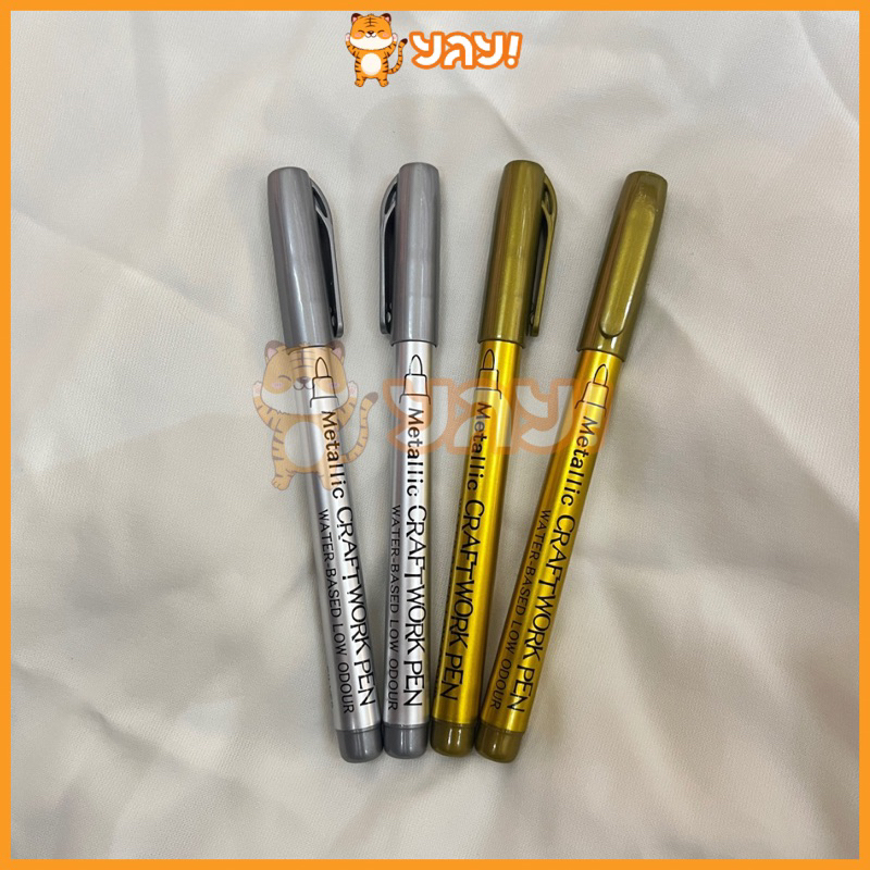 

YAY! Spidol Warna Metalik GN-550 Gold / Silver