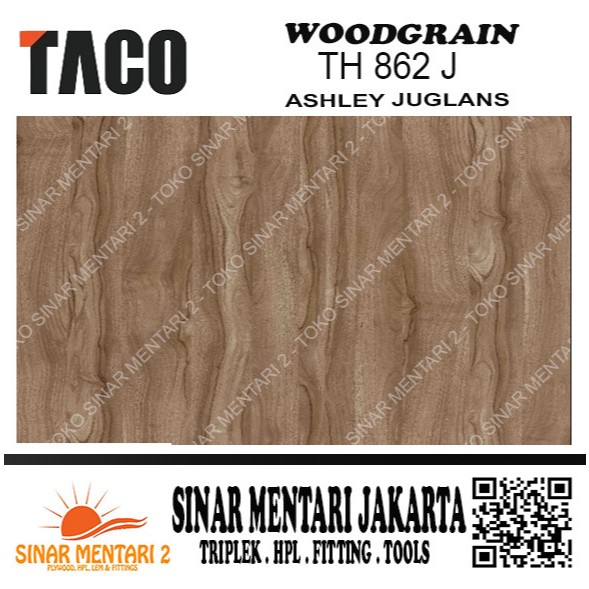 TACO HPL WOODGRAIN TH 862 J ASHLEY JUGLANS