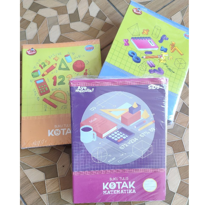 

SIDU Buku Tulis Kotak Kecil Sedang Besar 5-14mm Matematika Mandarin Ecer Pak Grosir