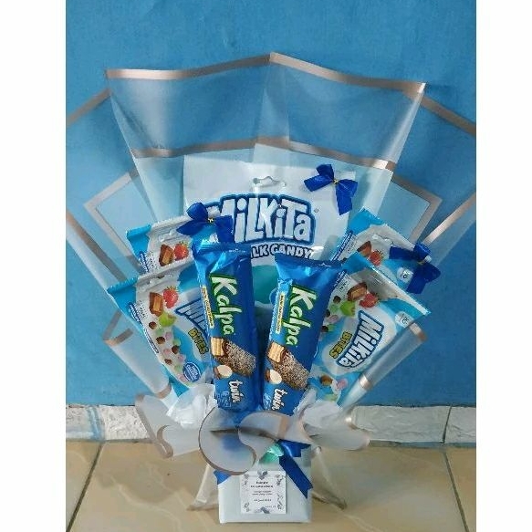 Buket kosongan free kartu ucapan custom