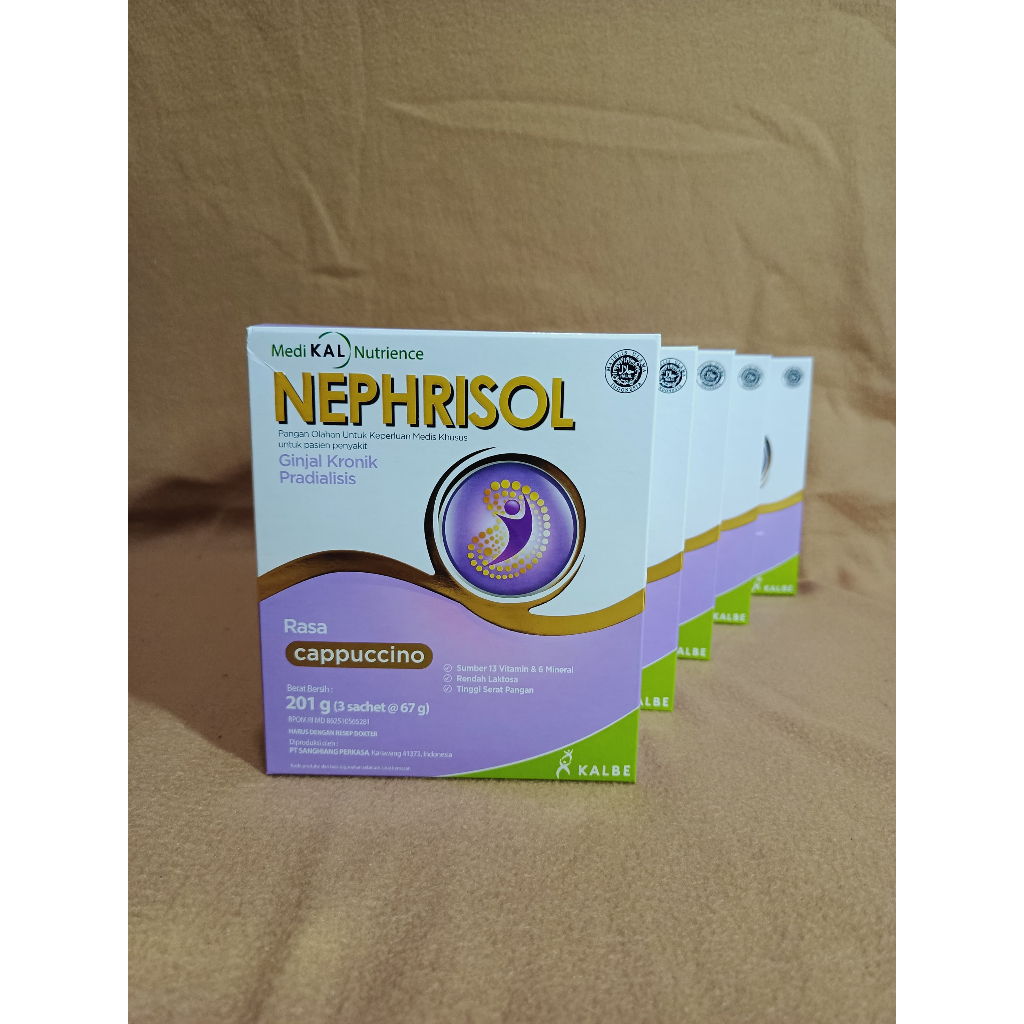 

Bundle susu Nephrisol Vanilla Cappucino 5 box