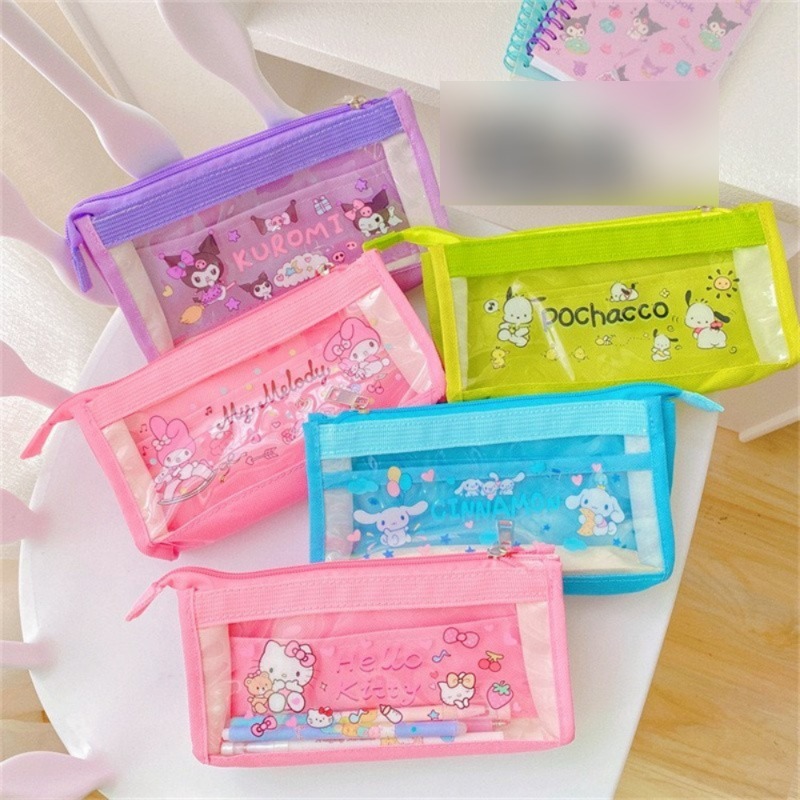 

KOTAK PENSIL 6 SEKAT SANRIO | PENSIL BAG SANRIO | TEMPAT PENSIL PULPEN SANRIO | TEMPAT PENSIL KAIN | TEMPAT MAKEUP | TAS MAKE UP | MINI BAG SANRIO | TEMPAT PULPEN | KUROMI | CINAMORROL | MELODY vincess