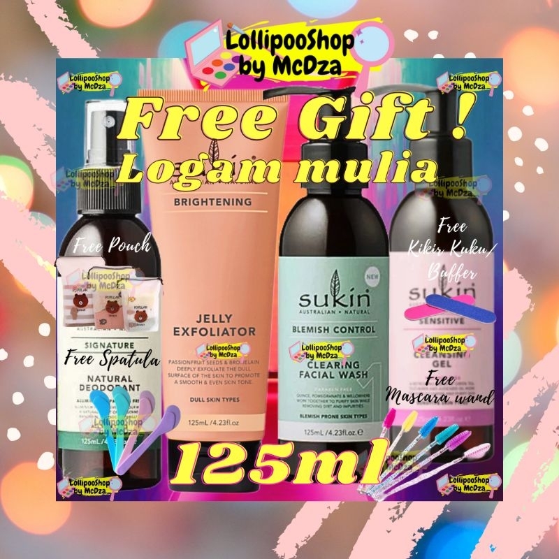 ❤ LollipooShop ❤ SUKIN Jelly Exfoliator | Sukin Sensitive Cleanser | Signature Original Hydrating Mi