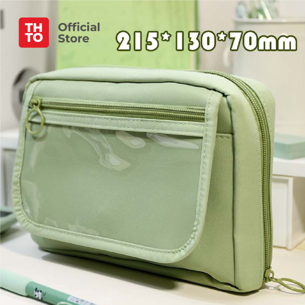 

Jual Produk THTO 14 Layer NEW Tas Tempat Pensil Case Pouch Anak Sekolah Transparan Kapasitas Besar