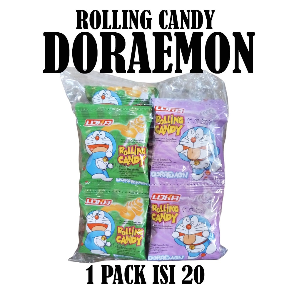 

PERMEN ROLLING CANDY DORAEMON PACK ISI 20 (RANDOM)