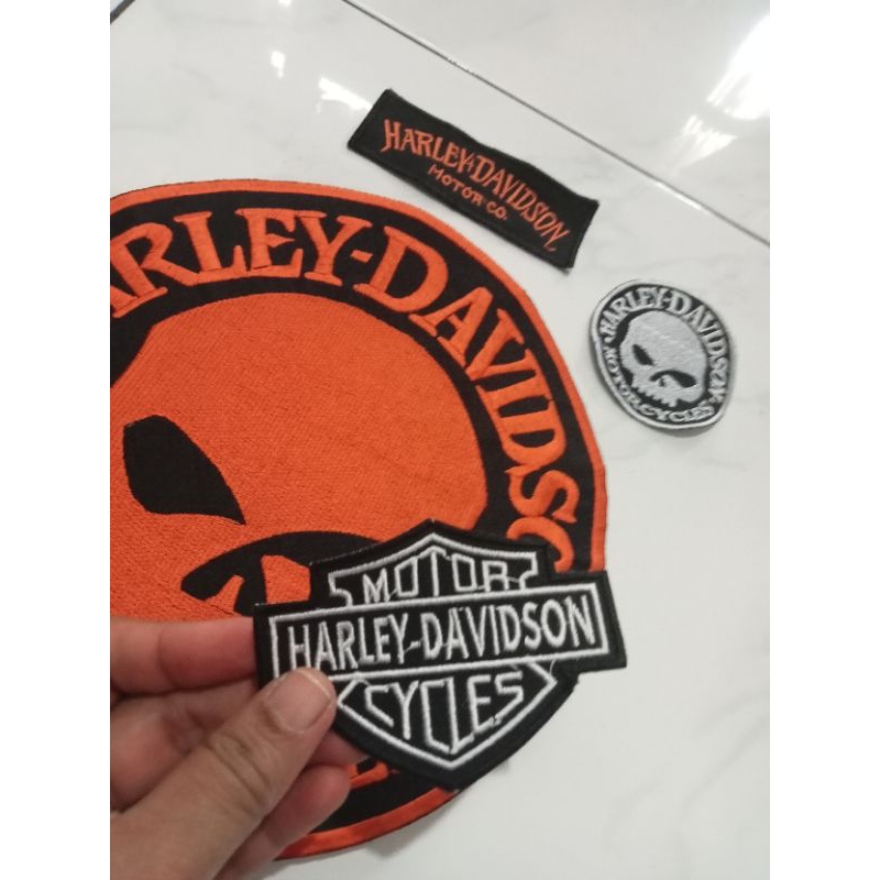 Paket patch bordir harley aksesoris jaket keren