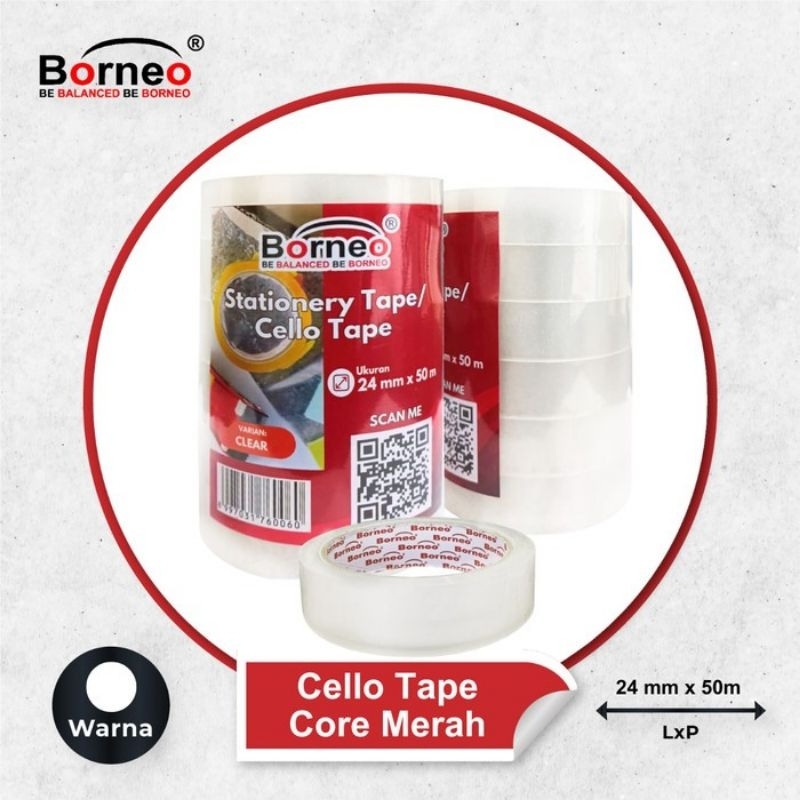 

CELLO TAPE BORNEO CORE MERAH
