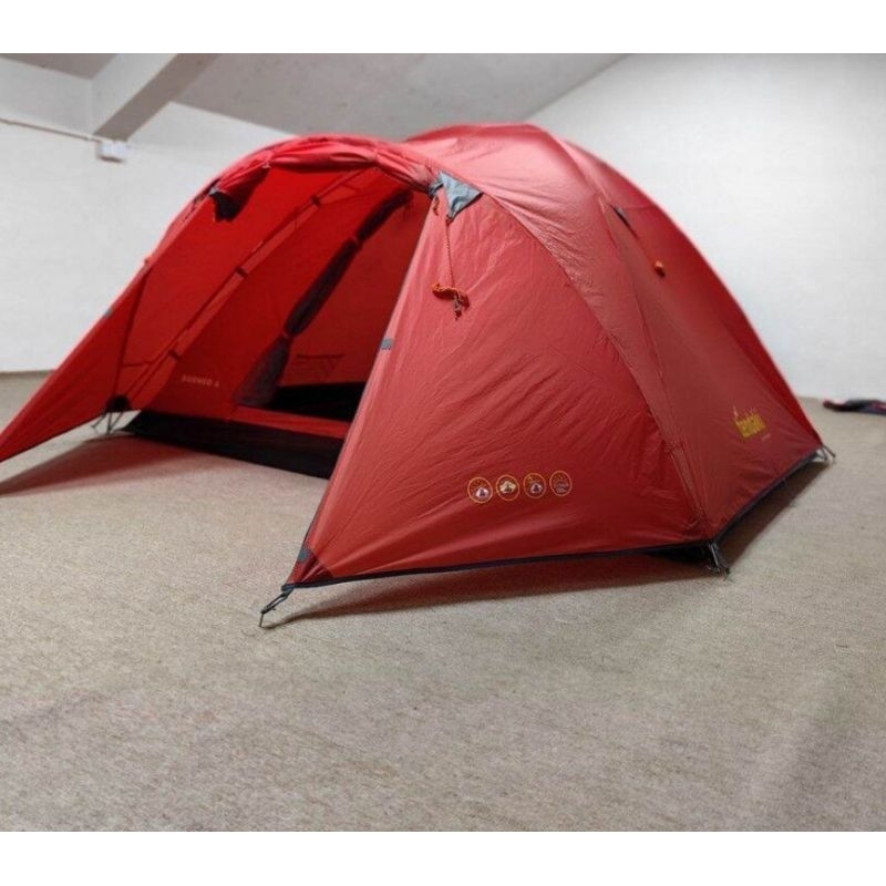 TENDAKI.TENDA TENDAKI BORNEO 4 KAPASITAS 4 ORANG / MOUNTAIN INN SPORT TENDA BORNEO 4 ORANGE