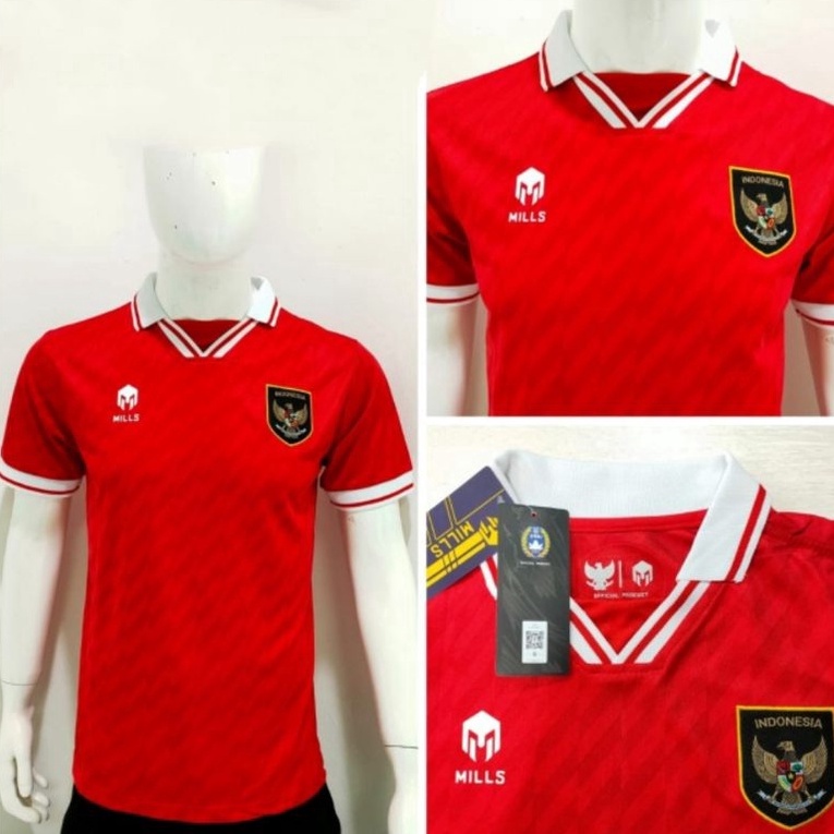 KODE U9Q JERSEY BOLA TIMNAS INDONESIA HOME AWAY 3RD 222 223 MILLS OFFICIAL