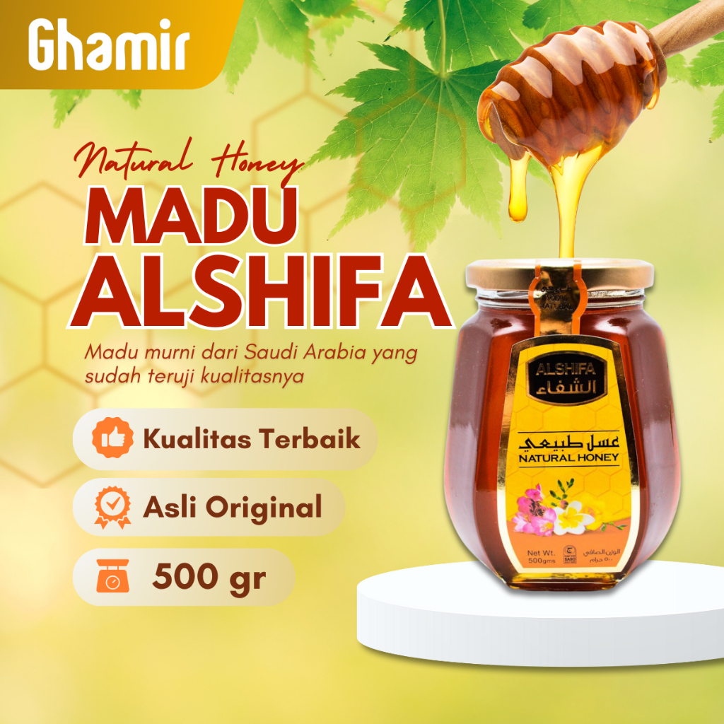 

Madu Al Shifa 500gr Natural Honey Madu Murni Original