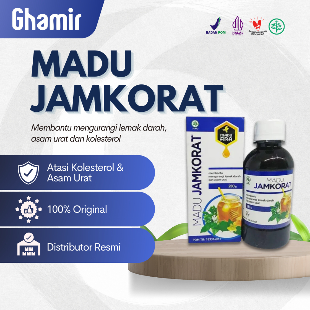 Madu Jamkorat - Madu Asam Urat Obat Kolesterol Nyeri Sendi