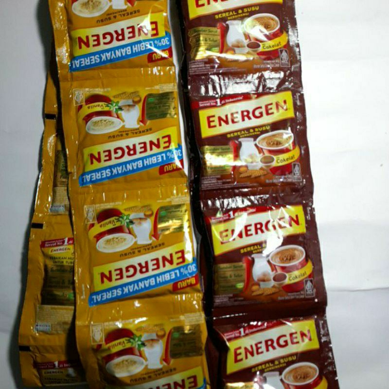 

Energen Vanila dan Coklat 1 renceng (10 pcs)