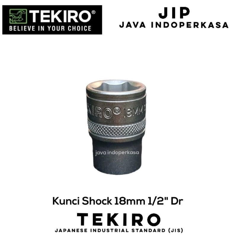 mata kunci sok 18 mm merk tekiro 1/2" Dr