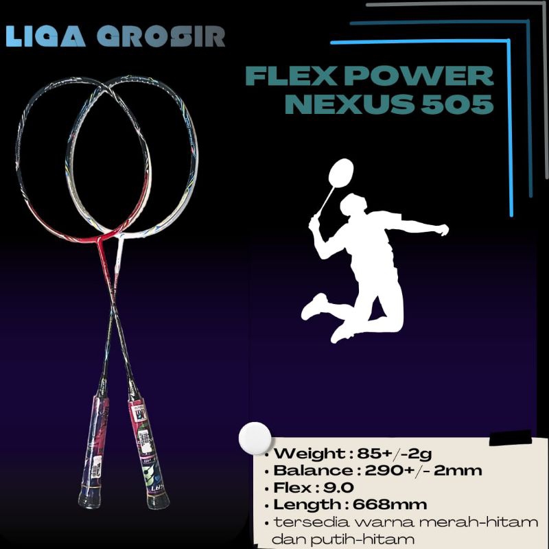 RAKET BADMINTON FLEX POWER NEXUS 505