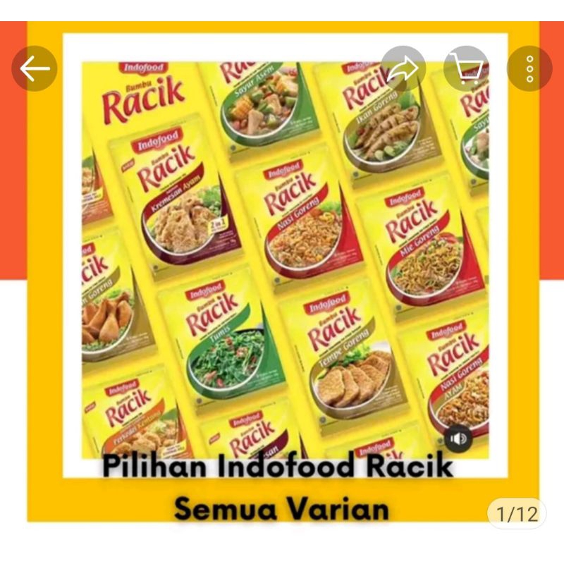 

INDOFOOD BUMBU RACIK INSTAN 25gx10pcs(exp 2025)