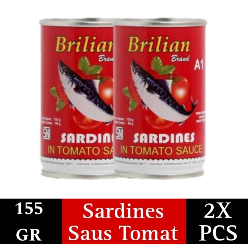 

Sarden Brilian Murah Promo 155gr 2 Kaleng