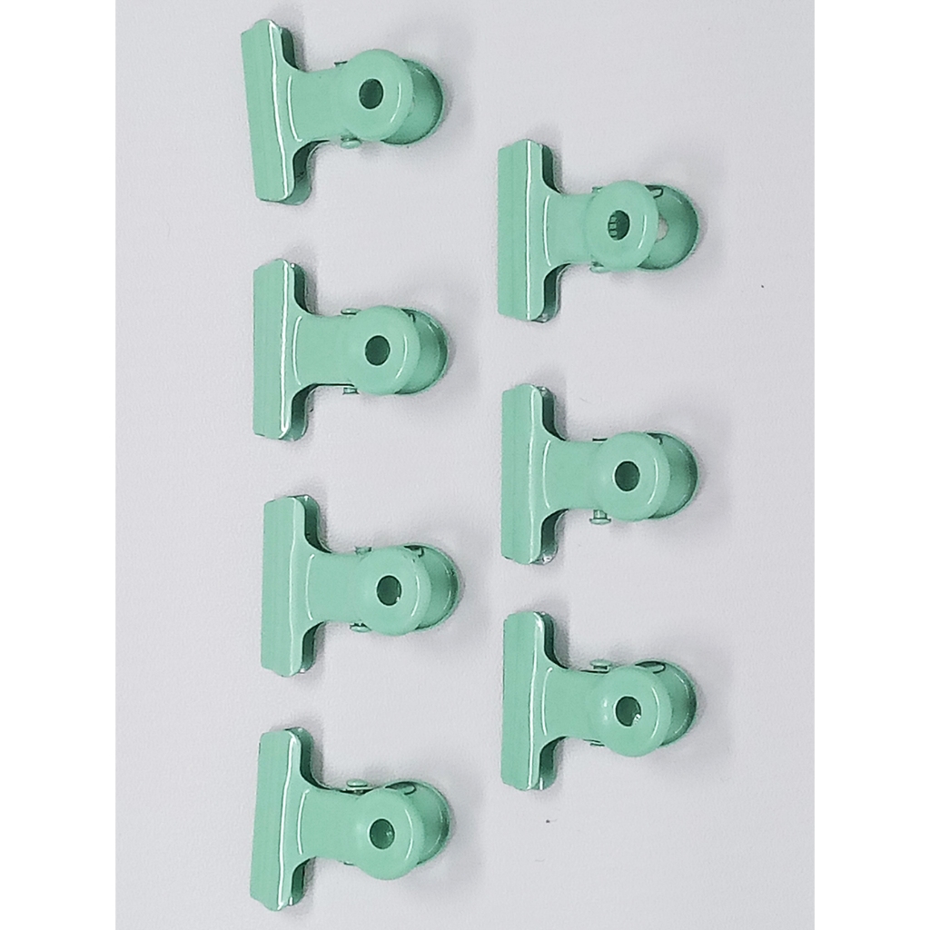 

Round Head Clip Macaron / Klip Kertas dengan bentuk kepala Bundar warna TOSCA