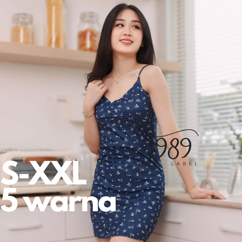 Korean Mini Dress Flower Bodycon Dress Mini Piyama
