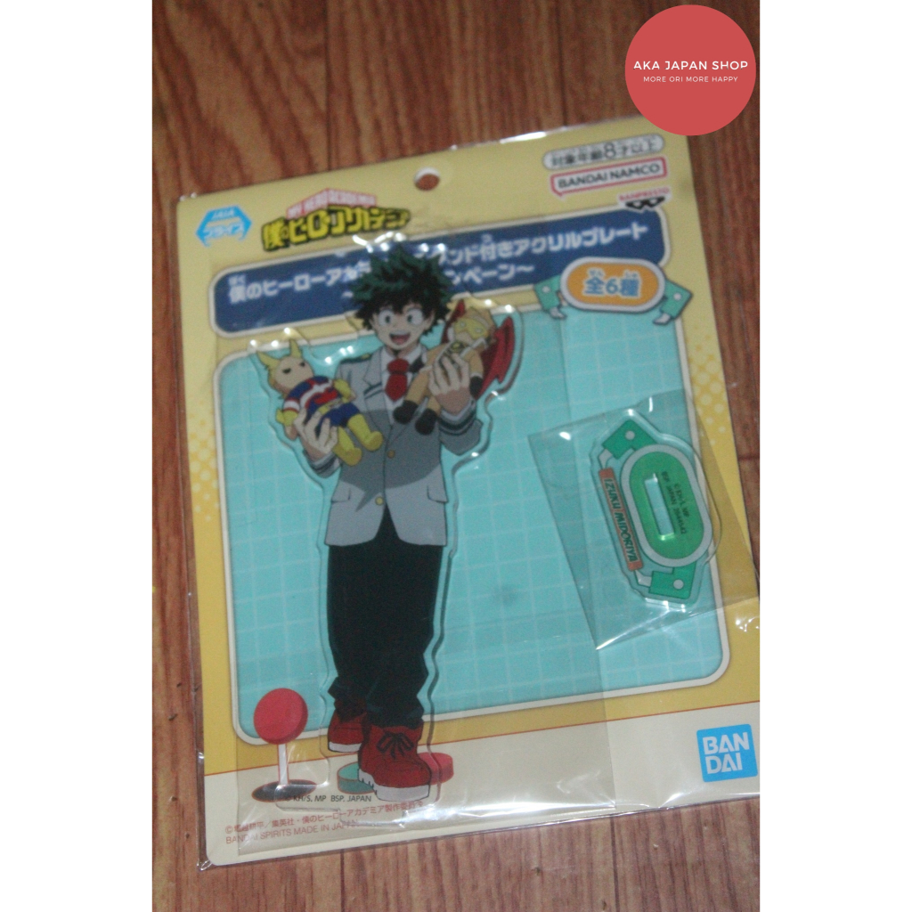 Boku no Hero Academia Acrylic Plate Stand Namco Midoriya Izuku Deku Bakugo Katsuki Uraraka Ochaco To