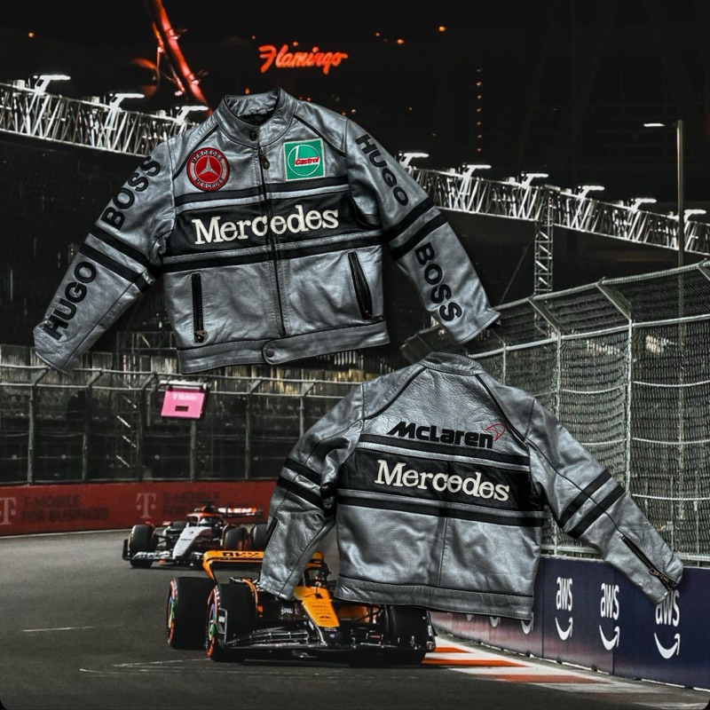 IAMYOURQL - Mercedes McLaren Race Jacket Leather